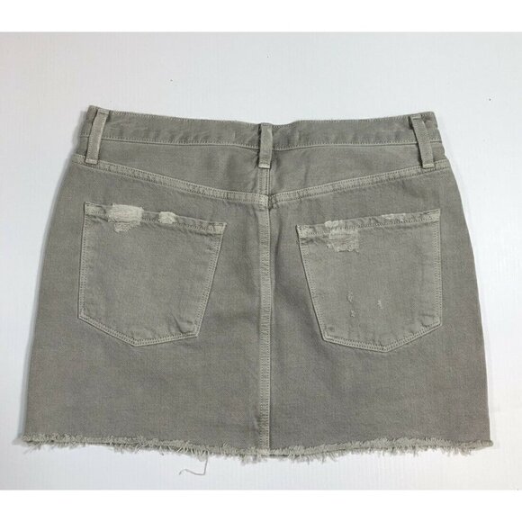 J BRAND Women Denim Pale Ash Distressed Button Fly - Picture 9 of 9